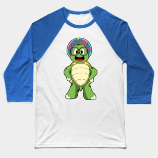 Turtle with Hat Baseball T-Shirt